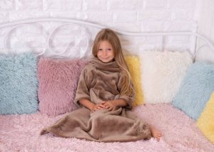 Multitex Kocyk 70 x 90 Dziecięcy Kangoo z Rękawami Mini 17 5