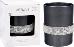 Artman ARTMAN Crystal Glass Świeca zapachowa Pearl - czarna 1szt 1