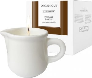 Organique ORGANIQUE Świeca do masażu w dzbanuszku z Olejem Arganowym - Kolonialna 125ml 1