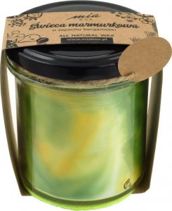 e-commerce MIA BOX Świeca sojowa marmurkowa o zapachu Bergamotki 240g 1
