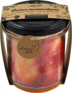 e-commerce MIA BOX Świeca sojowa marmurkowa o zapachu Mango i Czarnej Porzeczki 240g 1