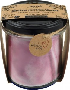 e-commerce MIA BOX Świeca sojowa marmurkowa o zapachu Czarnego Winogronu 240g 1
