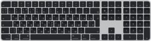 Klawiatura Apple Apple Magic Keyboard with Touch ID MMMR3RS/A	 Standard, Wireless, RU, Numeric keypad, Black, Bluetooth 1