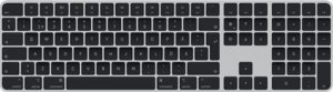 Klawiatura Apple Apple Magic Keyboard with Touch ID MMMR3S/A Standard, Wireless, SE, Numeric keypad, Black, Bluetooth 1