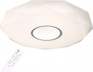 Lampa sufitowa Polux Plafon LAMPA sufitowa DIAMOND 313508 Polux natynkowa OPRAWA geometryczna LED 36W 3000K - 6500K łazienkowa biała 1
