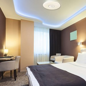 Lampa sufitowa Polux Plafon LAMPA sufitowa DIAMOND 313508 natynkowa OPRAWA geometryczna LED 36W 3000K - 6500K łazienkowa biała 6