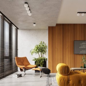 Lampa sufitowa Sollux Sollux Yoli SL.1154 plafon oprawa sufitowa 4x12W LED G9 IP20 biały/czarny 6