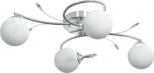 Lampa sufitowa vidaXL Lampa sufitowa, okrągłe szklane klosze, 4 żarówki LED, G9 2