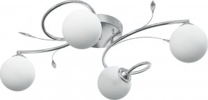 Lampa sufitowa vidaXL Lampa sufitowa, okrągłe szklane klosze, 4 żarówki LED, G9 4