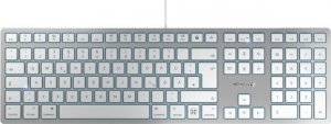 Klawiatura Cherry CHERRY KC 6000C FOR MAC klawiatura USB QWERTZ Niemiecki Srebrny 1
