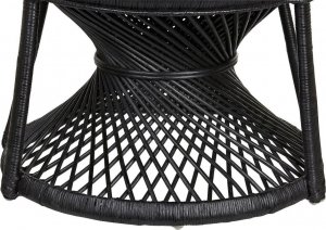 Beliani Fotel paw rattanowy czarny EMMANUELLE! 8