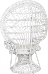 Beliani Fotel paw rattanowy biały EMMANUELLE! 5
