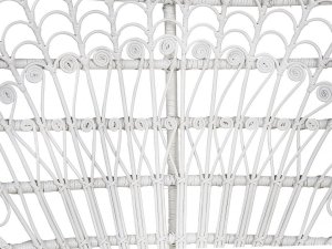 Beliani Fotel paw rattanowy biały EMMANUELLE! 8