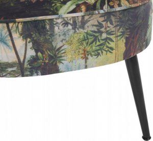 Beliani Fotel z motywem dżungli wielokolorowy VOSS! 7