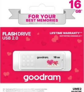 Pendrive GoodRam Pendrive CUBE 16GB USB2.0 - Valentine 1