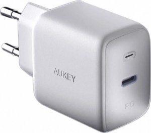 Ładowarka Aukey PA-B2 White Omnia GaN ładowarka sieciowa 1xUSB-C 61W Power Delivery 3.0 3A 1