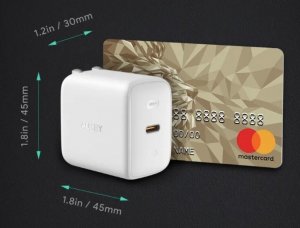 Ładowarka Aukey PA-B2 White Omnia GaN ładowarka sieciowa 1xUSB-C 61W Power Delivery 3.0 3A 2