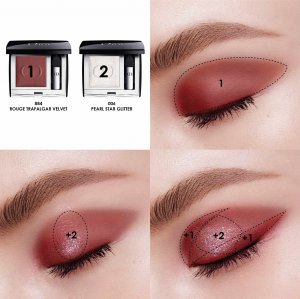 Dior DIOR MONO COLOUR COUTURE EYESHADOW 884 ROUGE TRAFALGAR 2g 3