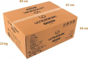 Fotel Ultradesk Gamingowy dziecięcy Throne Kids, czarny 17