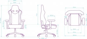 Fotel Ultradesk Gamingowy dziecięcy Throne Kids, czarny 3