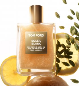 Tom Ford TOM FORD SOLEIL BLANC (W/M) SHIMMERING BODY OIL GOLD 100ML 2