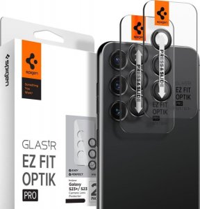 Spigen Spigen Glass EZ Fit Optik Pro 2 Pack, black - Samsung Galaxy S23/S23+ 1