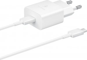 Ładowarka Samsung Ładowarka Samsung 15W EP-T1510 Power Adapter + Kabel USB-C Biały 1