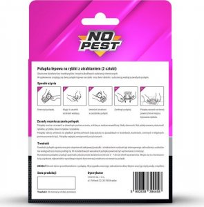 NO PEST Lep na Rybiki i Srebrzyki 10 szt Pułapka Lepowa Środek Sposób Pułapka na Rybiki Cukrowe Srebrzyki 7