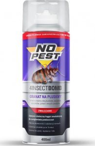 NO PEST 3x Bomba na Pluskwy 400ml Granat Fogger Środek Preparat Odymiacz na Pluskwy Karaluchy Pająki Rybiki Mole 2