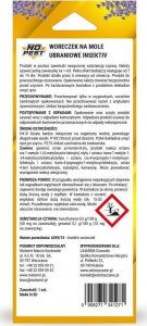 NO PEST 3x Woreczek na Mole Ubraniowe o Zapachu Lawendy Odstraszacz Moli Zawieszka przeciw Molom Odzieżowym 7