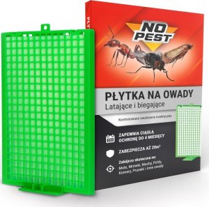 NO PEST Płytka na Owady Latające i Biegające Pułapka Środek na Karaluchy Pająki Mrówki Pluskwy Rybiki Muchy Komary Mole 2
