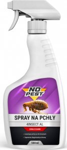 NO PEST 2x Środek na Pchły 500ml Preparat Aerozol Płyn Oprysk Spray na Pchły Pluskwy Karaluchy Mrówki Pająki 2