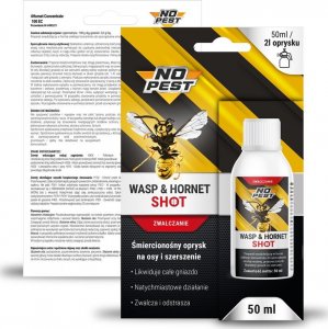 NO PEST Preparat do Pryskania na Osy i Szerszenie 50ml Oprysk Formuła Środek na Osy Szerszenie Gniazda Os 3