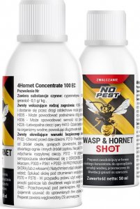 NO PEST Preparat do Pryskania na Osy i Szerszenie 50ml Oprysk Formuła Środek na Osy Szerszenie Gniazda Os 4