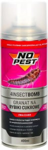 NO PEST Bomba na Rybiki 400ml Granat Fogger Środek Preparat Odymiacz na Rybiki Cukrowe Srebrzyki 2