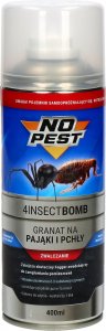 NO PEST Bomba na Pająki i Pchły 400ml Granat Fogger Środek Preparat Odymiacz na Pająki Pchły Pluskwy Karaluchy 2
