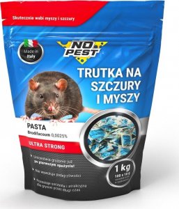 NO PEST Trutka na Szczury i Myszy 1kg Środek Substancja Pasta Trucizna przeciw Myszom Szczurom Gryzoniom 2