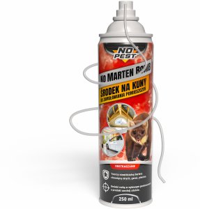 NO PEST Bomba Środek Preparat Zamgławiacz Spray na Kuny do Garażu Poddasza Strychu "No Marten Bomb" 250ml (3 szt) 2