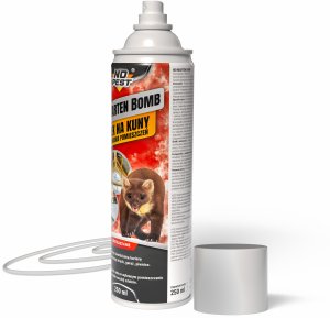 NO PEST Bomba Środek Preparat Zamgławiacz Spray na Kuny do Garażu Poddasza Strychu "No Marten Bomb" 250ml (3 szt) 4