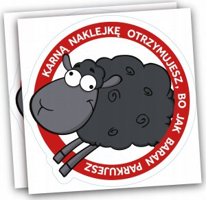 Sticky Studio Naklejka KARNA BARAN 1 sztuka 1
