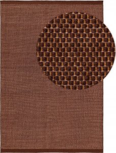 Benuta Dywan  krótkowłosy ROCCO kolor brązowy styl tropikalny 120x170 benuta 1