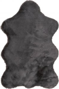 Benuta Dywan kształt nieregularny krótkowłosy DAVE kolor antracyt styl glamour 60x90 benuta 1