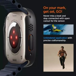 Spigen Etui ochronne Spigen Thin Fit 360 do Apple Watch Ultra (49mm) Black 4