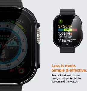 Spigen Etui ochronne Spigen Thin Fit 360 do Apple Watch Ultra (49mm) Black 6