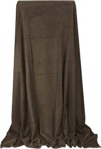 Springos Narzuta na łóżko, pled 130x180cm tłoczony, dwustronny koc na kanapę brązowy UNIWERSALNY 10