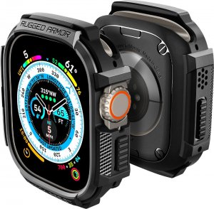 Spigen Etui Spigen Rugged Armor Apple Watch Ultra 49mm Matte Black 2