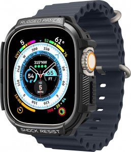 Spigen Etui Spigen Rugged Armor Apple Watch Ultra 49mm Matte Black 4
