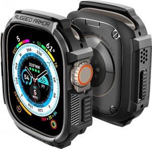 Spigen Etui Spigen Rugged Armor Apple Watch Ultra 49mm Matte Black 5