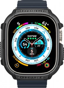 Spigen Etui Spigen Rugged Armor Apple Watch Ultra 49mm Matte Black 6
