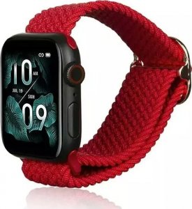 Pasek do smartwatcha Beline Textile do Apple Watch 42/44/45/49mm czerwony /red 1